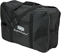 Tachikara TV6 Nylon Volleyball Carry Bag - Holds 6 Balls, Adjustable Strap, Mesh Pockets, Durable Black Team Tote