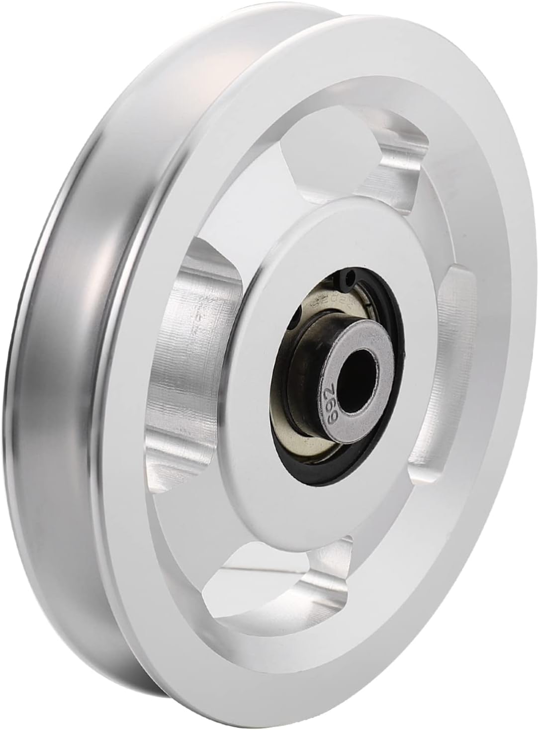 Aluminum Alloy Pulley Wheel for Equipment Durable Heavy Duty Design Easy to Install Smooth Surface for Home Workouts and Strength Training