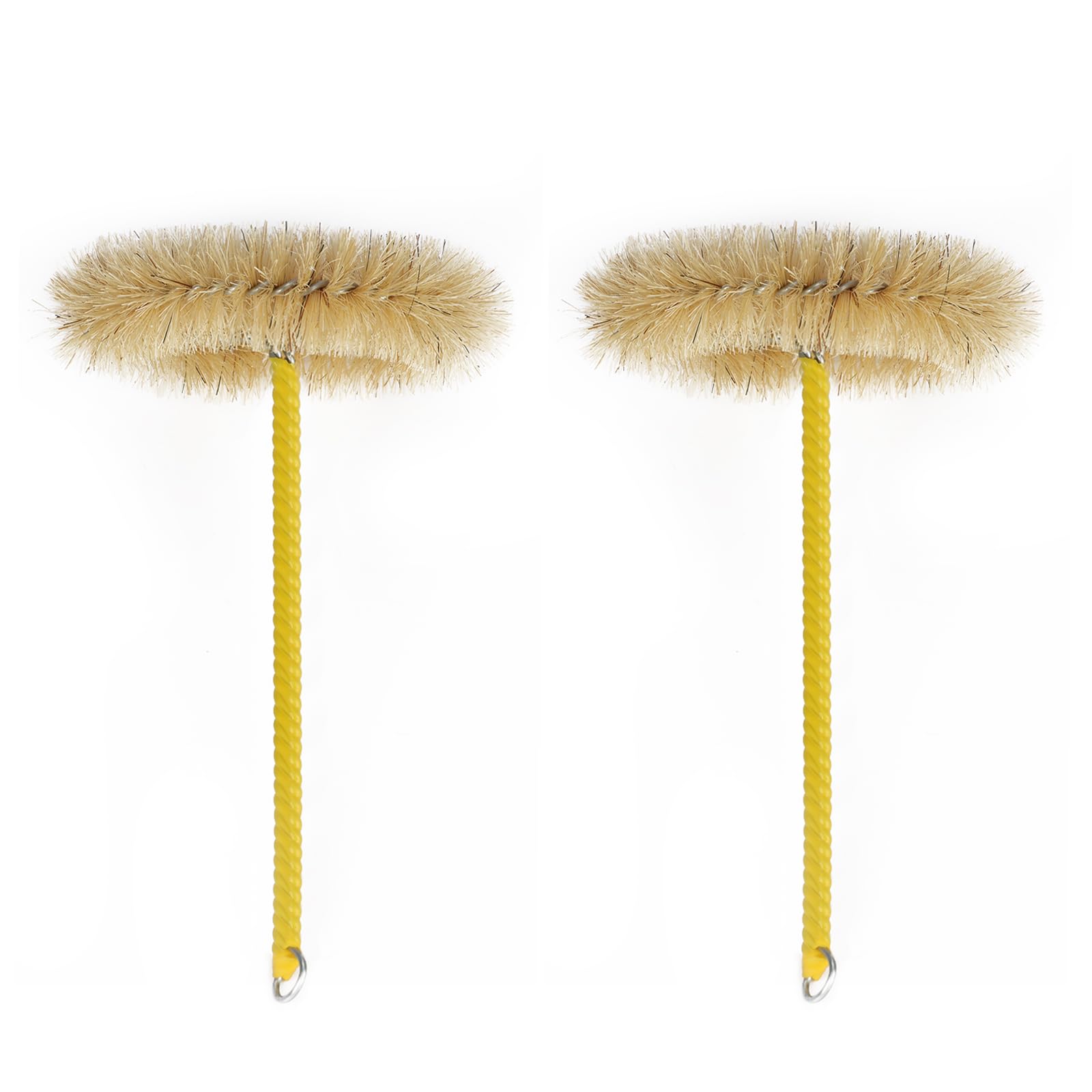 Stonylab Lab Cleaning Brushes, 2-Pack Crystal Dish Cleaning Brushes For Petri Dish, Crystallizing Dish And Other Glassware With 100 Mm Diameter