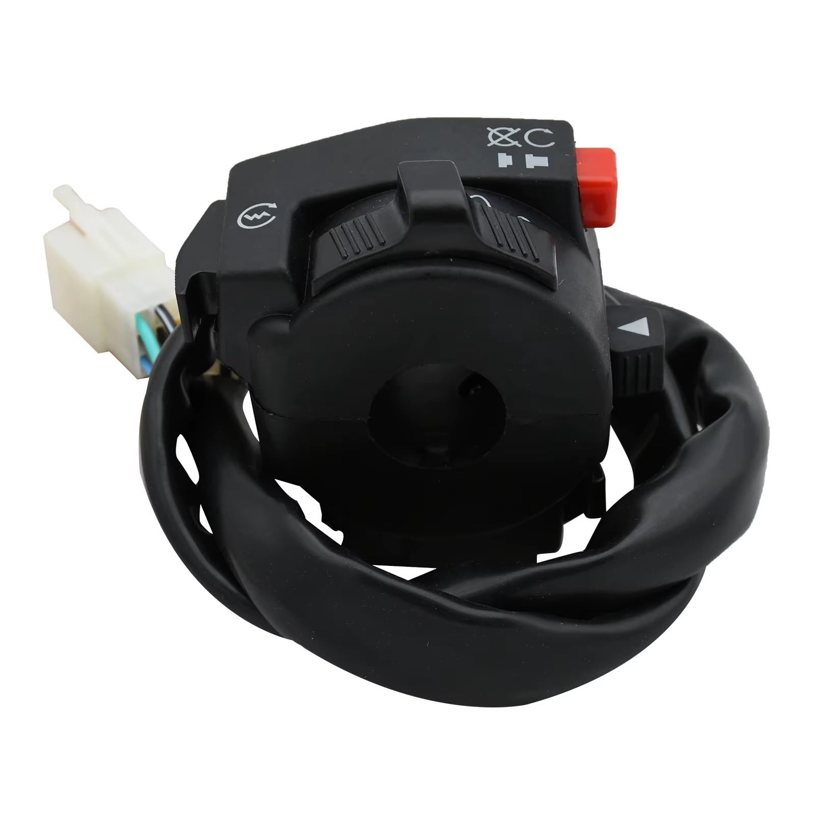 Interruttori Multifunzionali Per Moto Interruttore Dell'indicatore Degli Indicatori Direzione Del Clacson Universale Pulsante Della Luce Lontano Vicino Comando Manubrio(Switch)