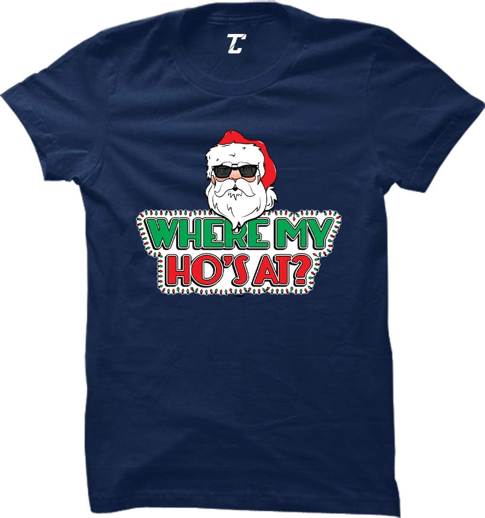 Where My Ho's at? - Funny Christmas Xmas Women's T-Shirt