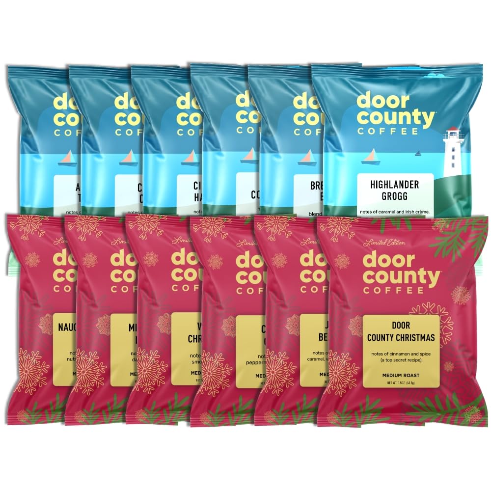 Amazon.com: 2023 Christmas Coffee Advent Calendar - 24 Full-Pot Bags of  Flavored Ground Coffee : Home & Kitchen