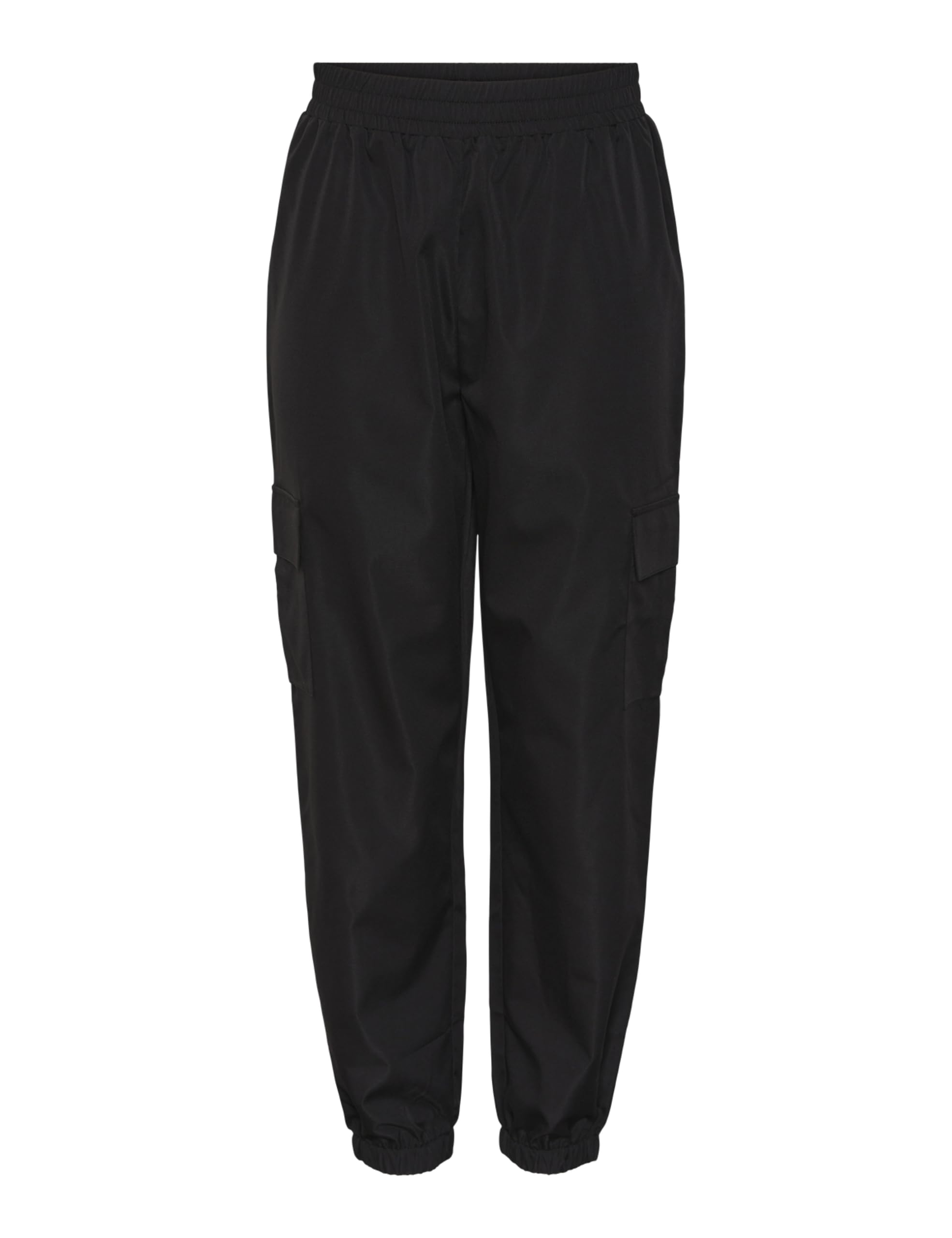 PIECES Women's Pcjobina Mw Cargo Pants Mm Trousers, Black, S