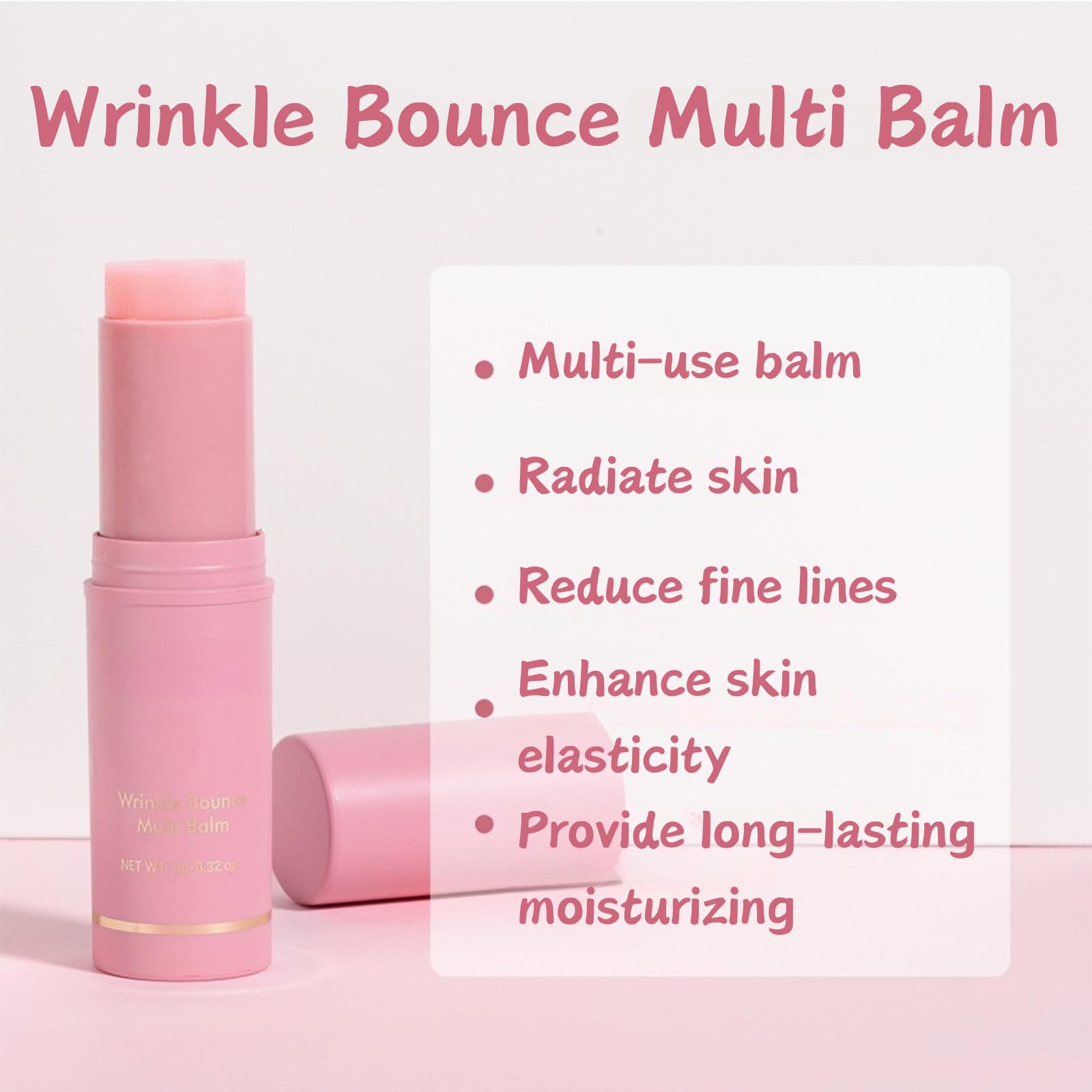 2PCS Wrinkle Multi Collagen Wand,Lip Wrinkles Korean Skincare,Korean Lip Balm,Collagen Stick,Deep Wrinkle Filler Collagen Stick for Face,Lip&Neck,Pure Collagen Wand,Lifting,Tightening&Fade Fine Lines - Image 3