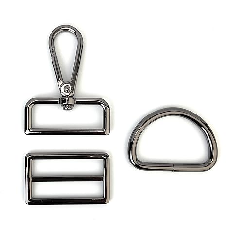 15 Pcs Purse Hardware Heavy Duty Swivel Snap Hooks D