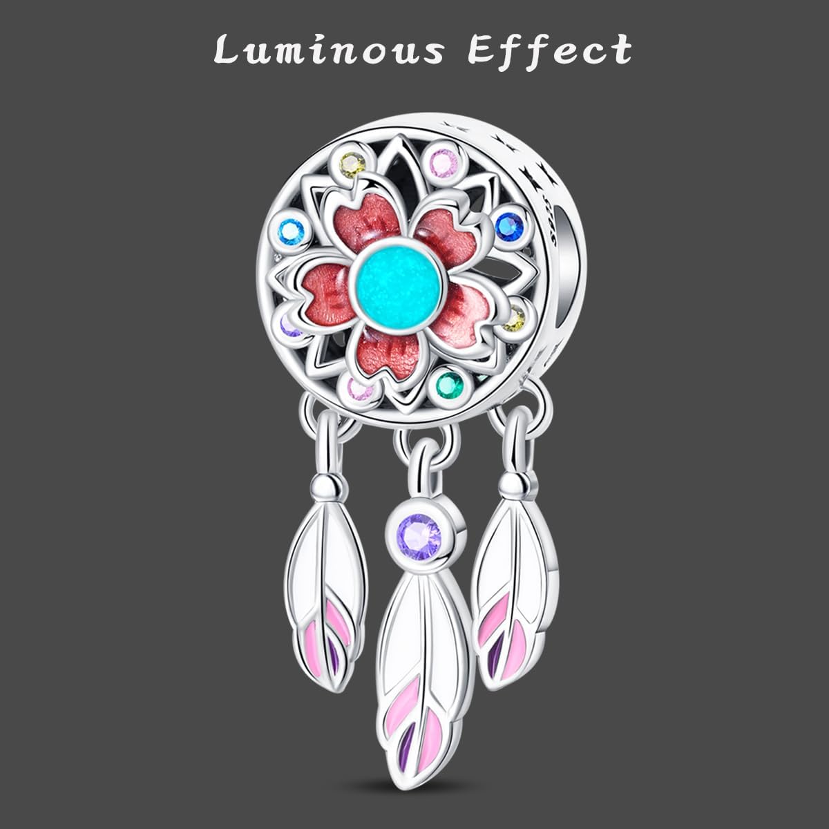 MICOO 925 Sterling Silver Charms for Bracelets and Necklaces Butterfly Charms Beads Insects Flowers Charm Fits Pandora European Bracelets Gifts for Women Family Friends - Image 6