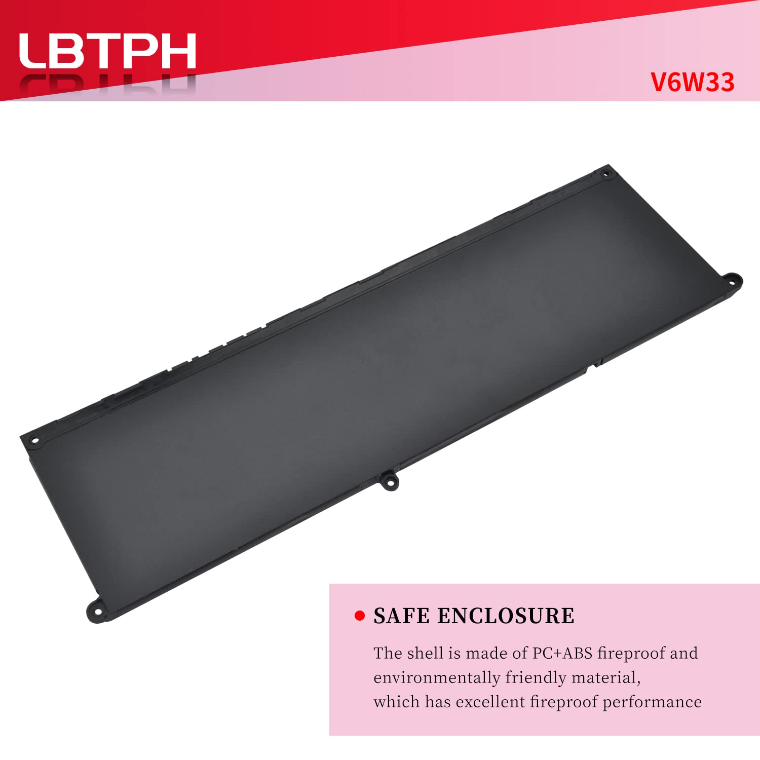 Batterie Dell V6W33 15V 54Wh - Compatible Latitude 3320, Inspiron 5310, Vostro Et Bien D'autres Modèles