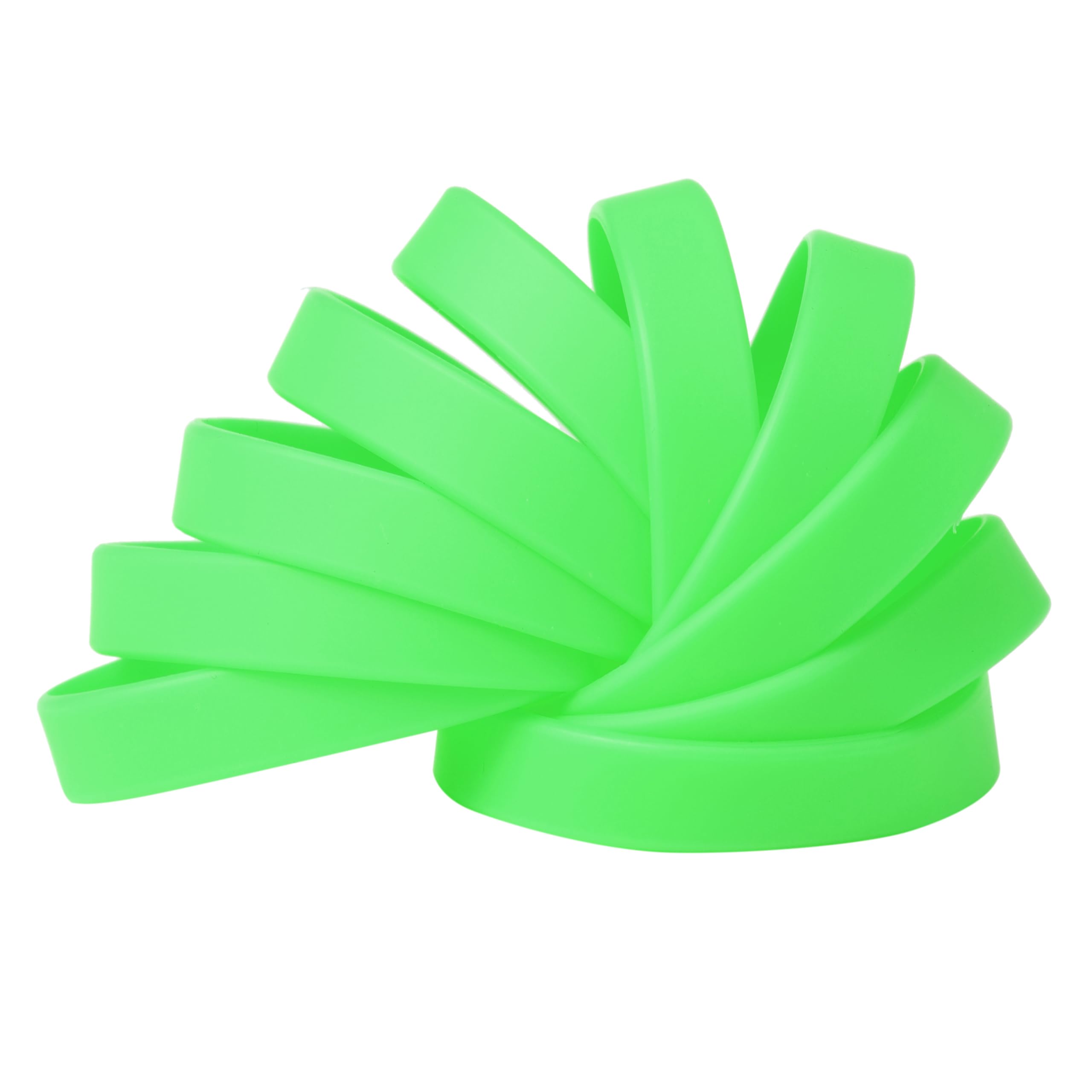 Plain Coloured Silicone Sports Arm Exercise Wristband Bracelets Rubber Wrist Bands Party Accessories For Men Women Boys Girls