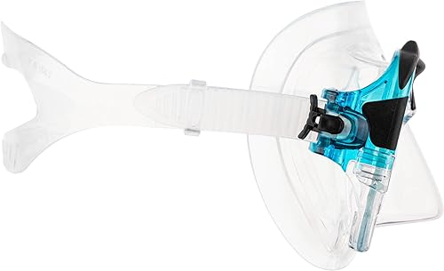 Miniatura 10 de Cressi Matrix - Máscara de buceo de alta calidad con funda también con silicona negra fabricada en Italia hebillas micrométricas fáciles de ajustar