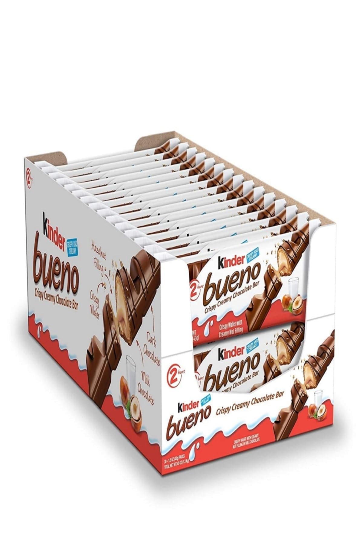 Ferrero Kinder Bueno Chocolate, 1.36 Grams