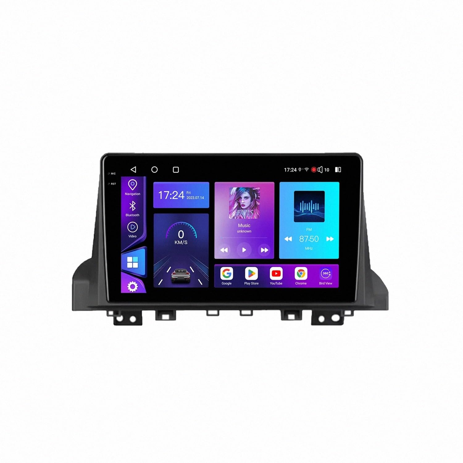 Radio Macchina Touch Screen per Moskvich 3 2022-2024 Wireless Carplay Android Auto Stereo Auto Bluetooth Ips con Pantalla Táctil con Gps, 8 Nucleo 8G+256G
