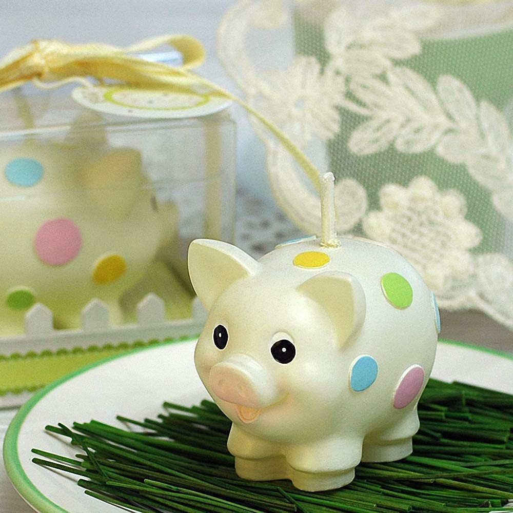 1 Moule En Silicone Blanc En Forme De Cochon, Pour Bougies De Noël, Bougies 3D En Forme De Cochon, Savon, Pour Décorer Des Gâteaux, Fondants, Chocolats, Bougies En Cire, Fabrication De Bougies