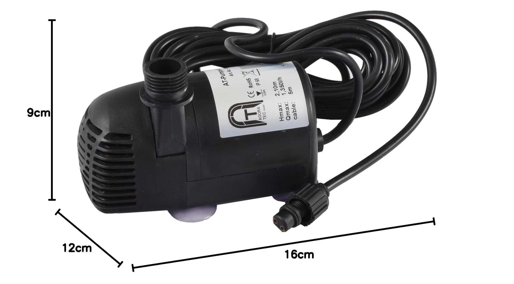 Agora-Tec® Serie AT, pompa di ricambio per stagni e ruscelli