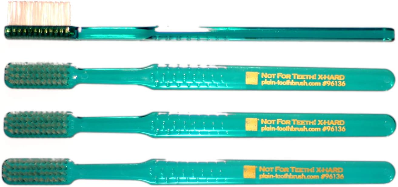 Toothbrush - Basic, EXTRA HARD, 4-Pack, Adult - Smokers