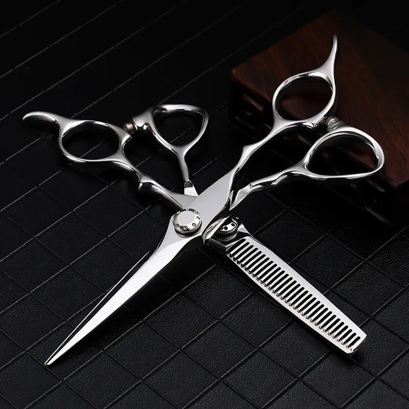 Ciseaux de coupe de cheveux YZCIS en acier inoxydable pour un dégradé précis en salon