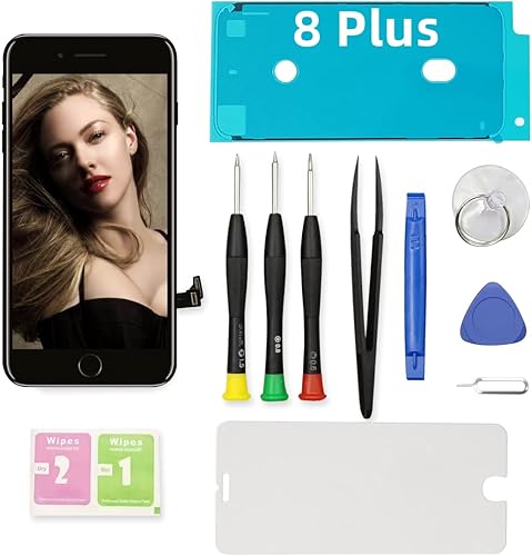 Miniatura 7 de Para iPhone 8 Plus Pantalla de repuesto Negro 5.5 pulgadas, Pantalla LCD Digitalizador para iPhone 8 Plus, con kit de herramientas de reparación