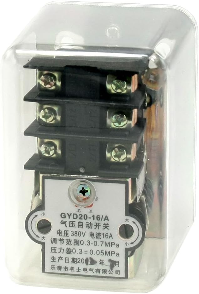 AC 380V Control electrical 16A G3/8" 50-100PSI 1-Port Air Compressor Automatic Pressure Switch Valve