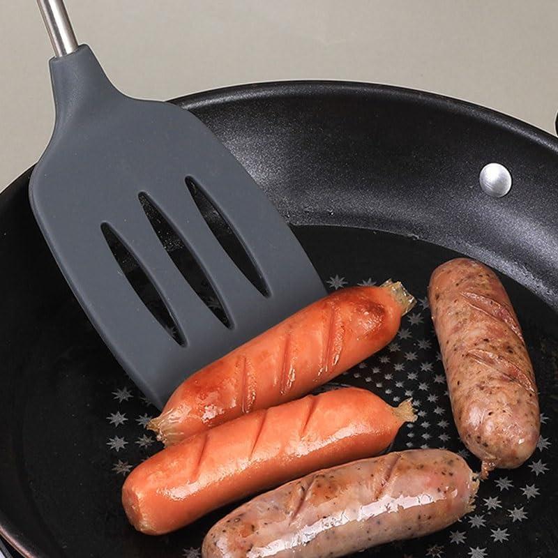 Multi Functional Silicone Kitchenware Set Kitchen Frying Spatula Soup Spoon Baking Tools