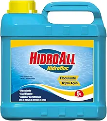 HidroAll Floculante Tripla Ação para Piscinas Hidrofloc 5 Litros