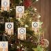 BLUELVES Calendario de Adviento, 24 Calendario Adviento, con Adhesivos Digitales de Adviento,...