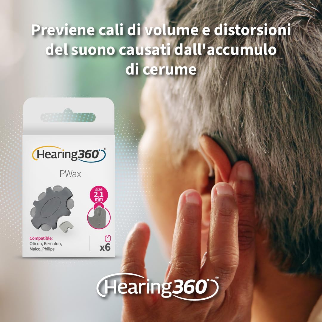 ProWax Filtri Paracerume per Apparecchio Acustico OTICON-BERNAFON-MAICO proteggono gli Apparecchi Acustici dal Cerume, protezione filtro di ricambio per cerume… (30)