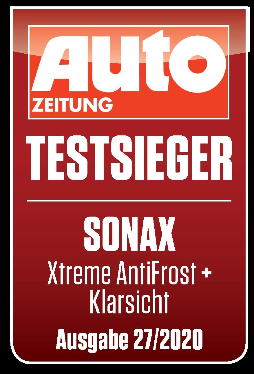 SONAX 232400 Antifrost&KlarSicht 3L: Detergente Vetri Invernale Fino A -20°C, Pronto Uso - 4