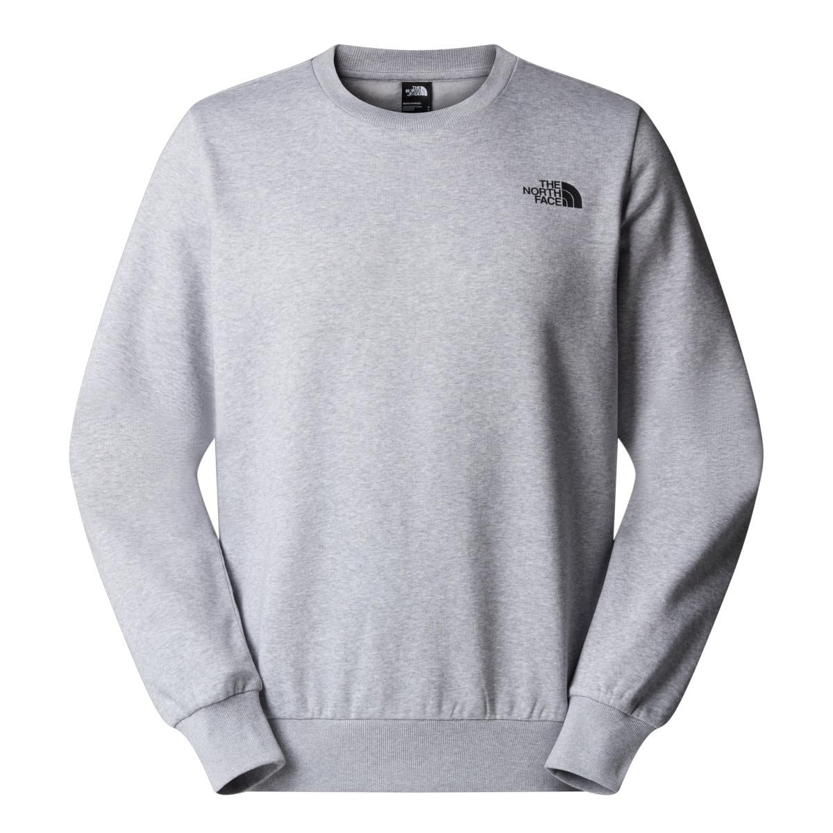 The North Face Men's Simple Dome Crew Sweatshirt, Tnf Light Grey Heather, XL
