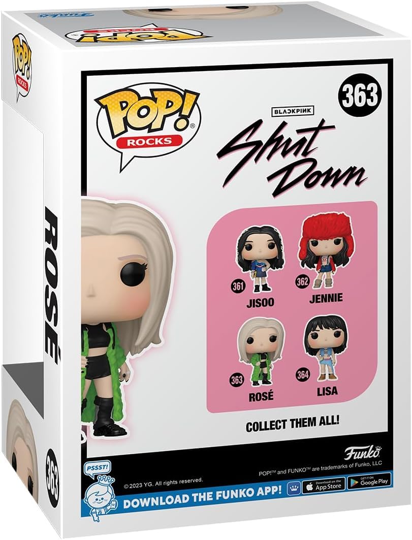 Amazon.com: POP Rocks: Blackpink - Rosé Funko Vinyl Figure