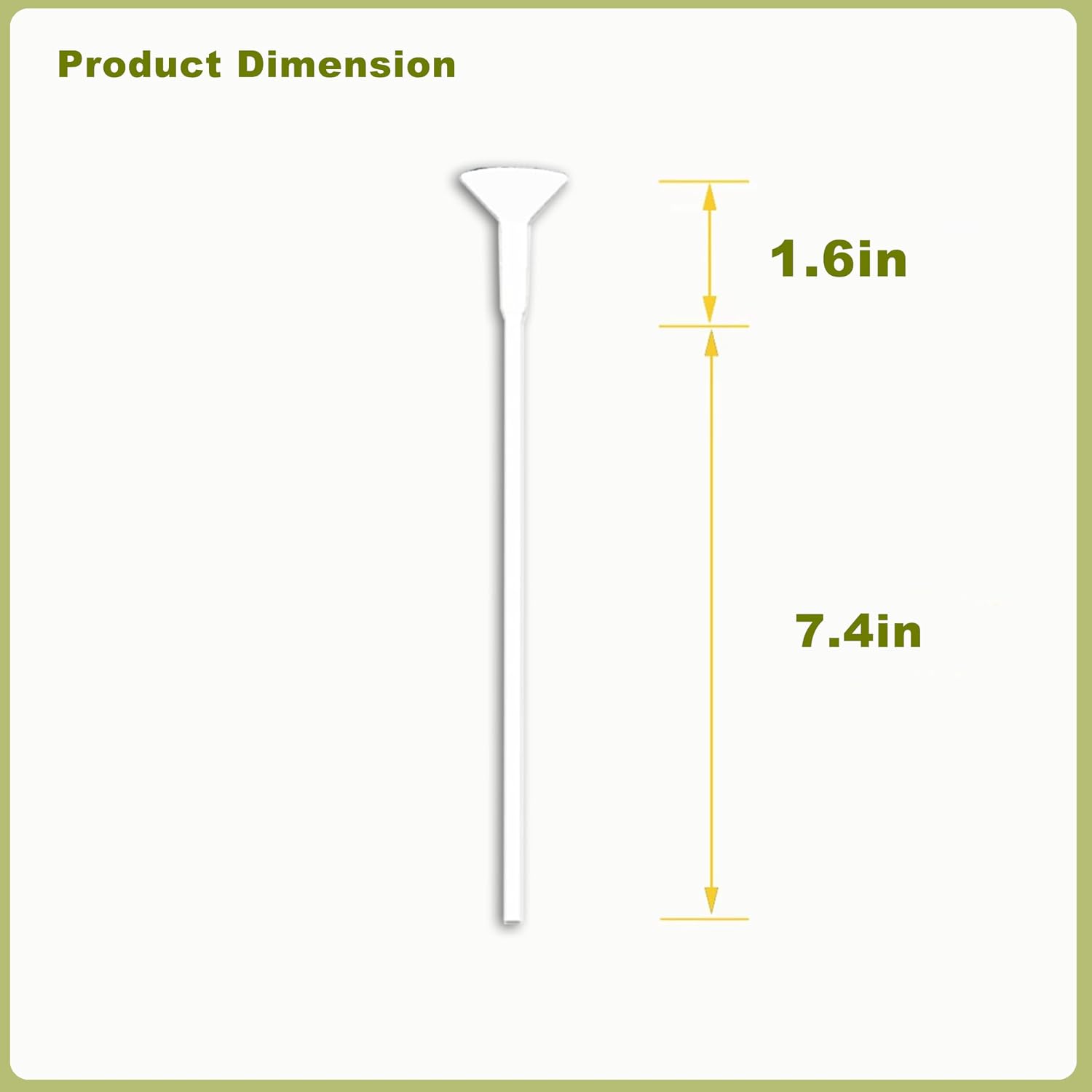 6 Pcs DIY Balloon Sticks with No - Clip Design, Quick & Flexible Assembly, Fits 5 - 10in Balloons for Party Decor