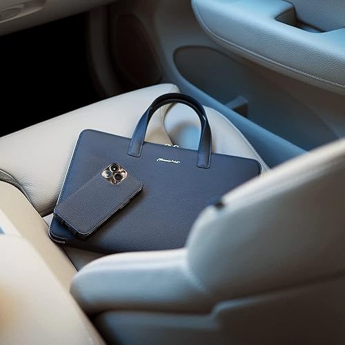 Miniatura 10 de Marcel Robert - Funda tipo cartera de piel prémium para iPhone 14 Pro Max - Funda plegable e imantada - Fabricado en Francia - Azul