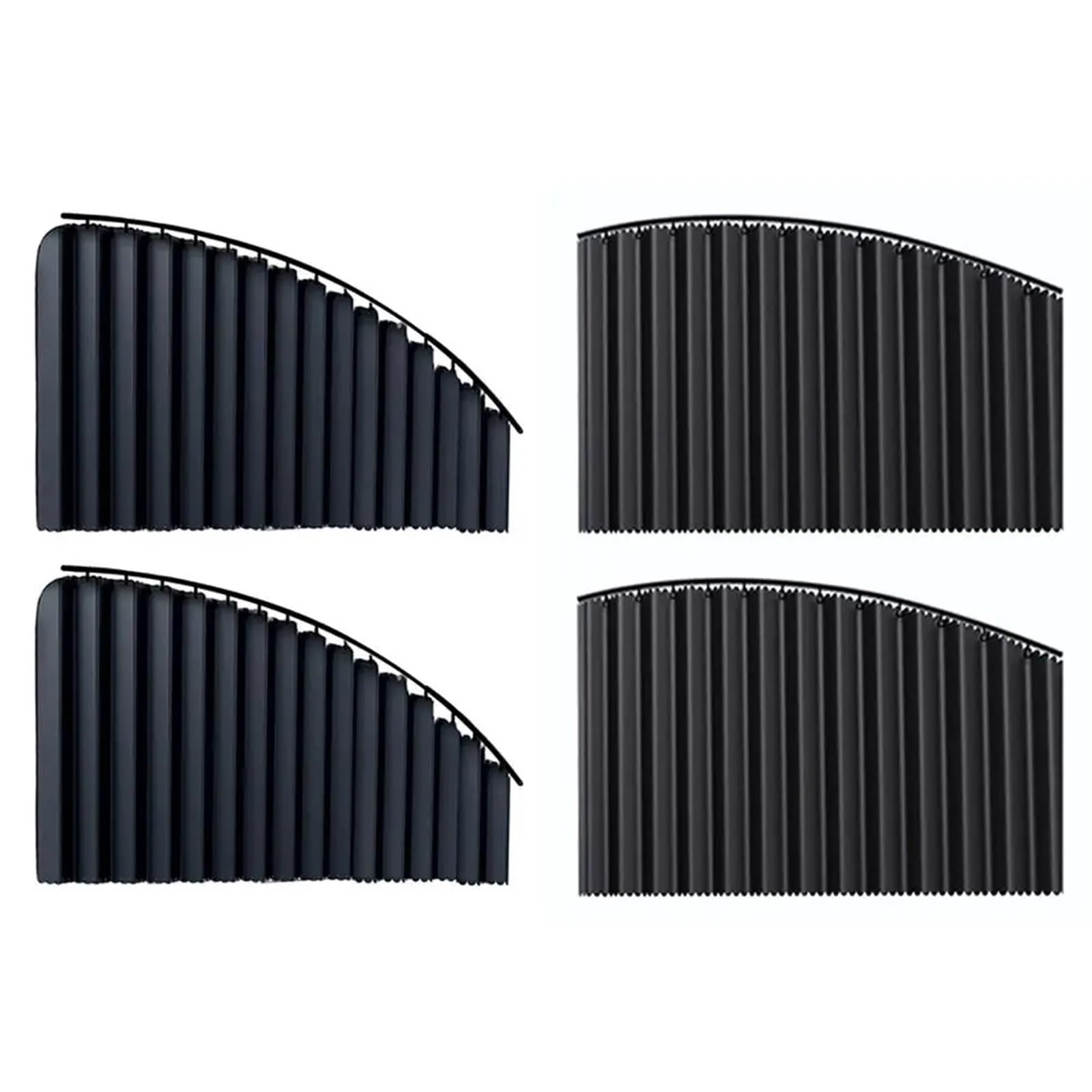 Parasoles Coche Parasol para Ventana Lateral Coche, Cortina Opaca Privacidad con Pista Integrada para Accesorios Protección UV para, Retráctil