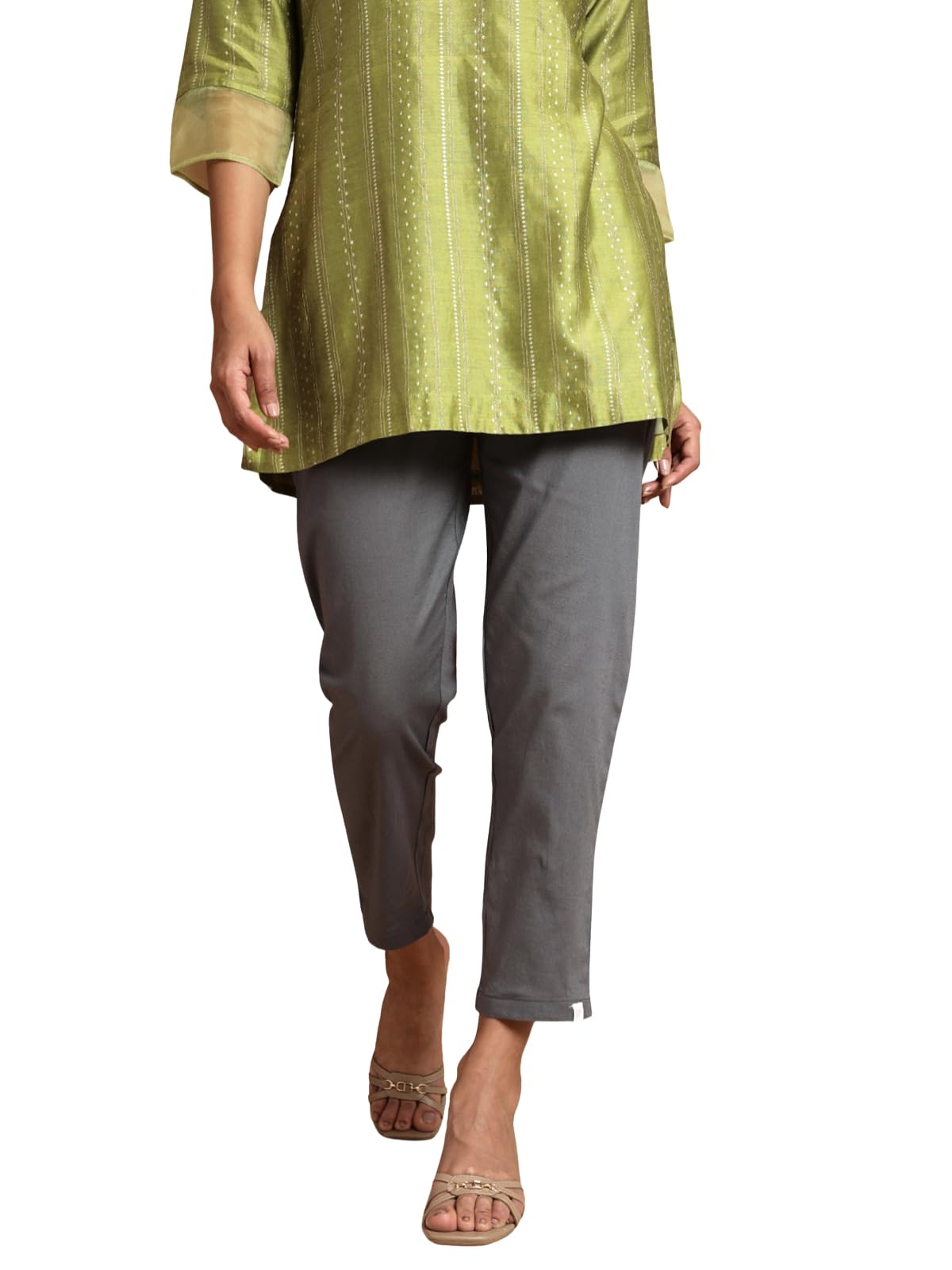 twin birds Women Cotton Stretch Straight Pants | Office Formal Wear-picture-20