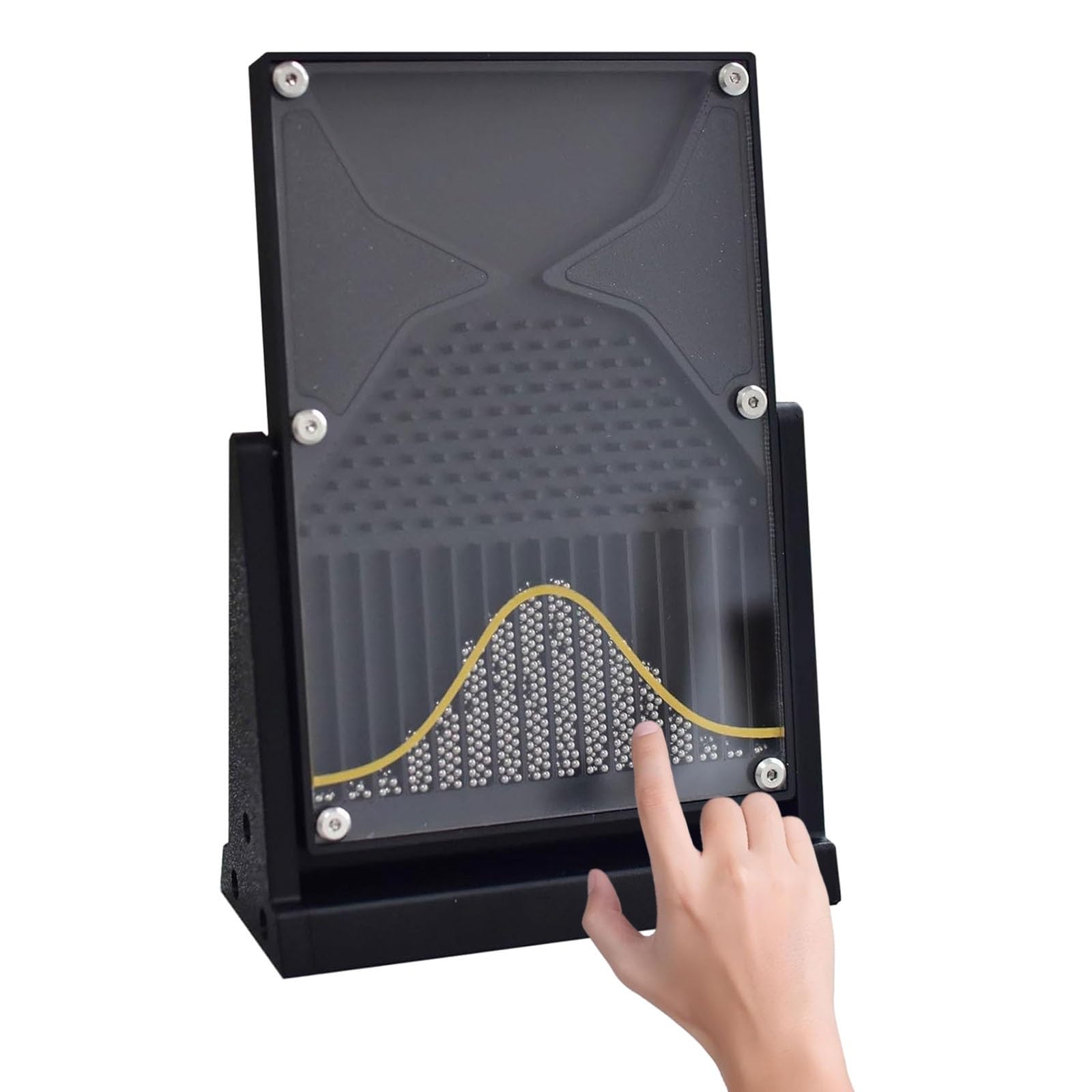 Galton Board Demonstrationsmodell für Normalverteilung, Wahrscheinlichkeitslehrwerkzeug, Physiklabor Experimentierhilfe zum Lernen