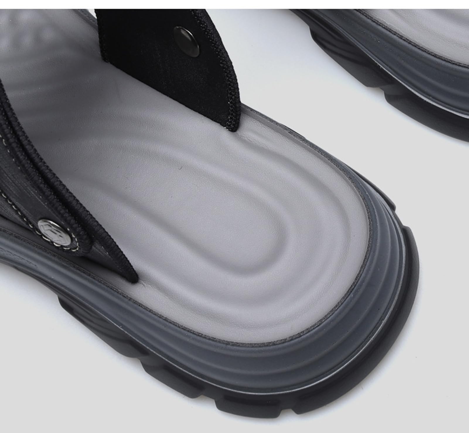 Zapatos De Verano Sandalias De Forro De Neopreno, Calzado De Espuma Ligero Y Acolchado: Para Caminar, Playa, Viajar(40 EU, Black)