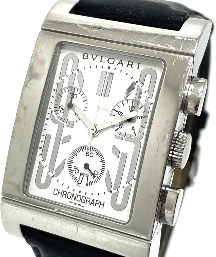 Amazon.co.jp: (ブルガリ)BVLGARI RTC49S デイト レッタンゴロ クロノ
