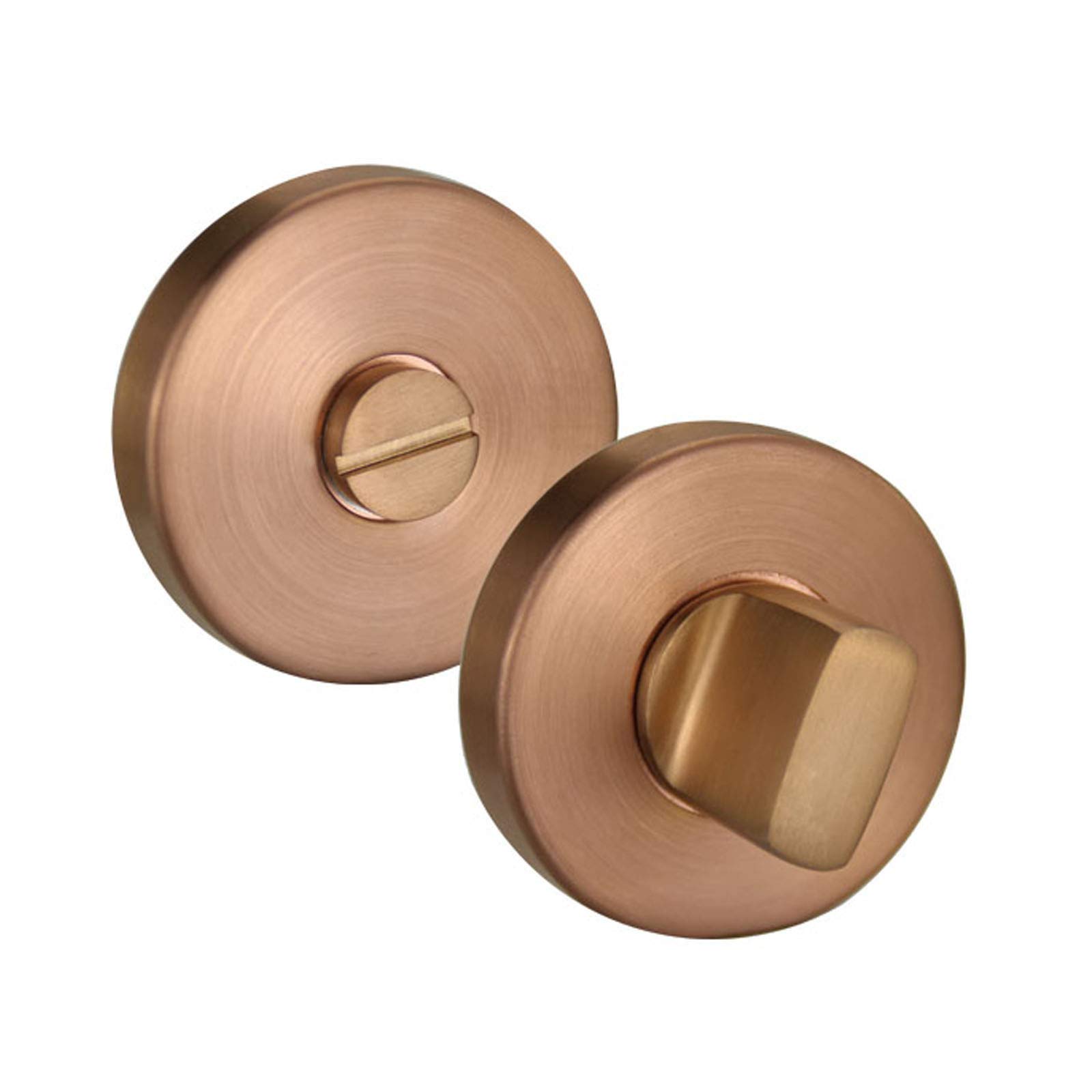 Access Hardware Bathroom Lock Thumb Turn & Release In Satin Copper