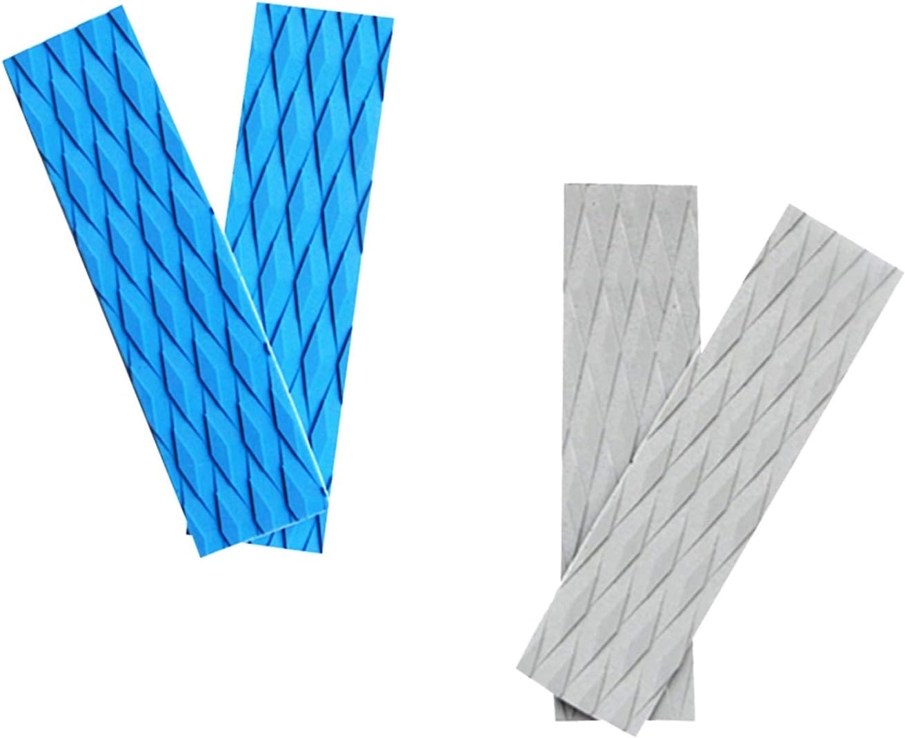 2Pcs EVA Surfboard Surf Tail Pad Traction Bar Grip Mat DIY Customizable