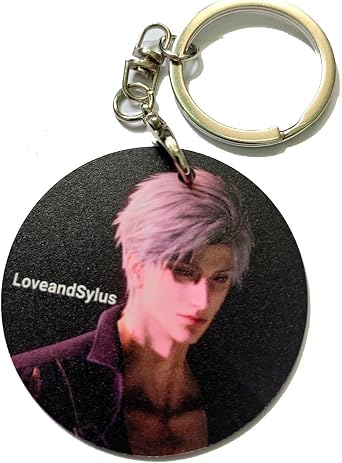 Love and deepspace Sylus metal Keychain, Pendant Game Merch Suitable for bags, keys, pendants, etc.