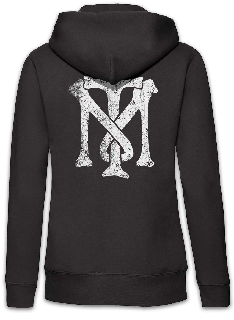 Urban Backwoods Tony Montana Tm Logo Felpa da Donna con Cappuccio Zip Hoodie Zipper