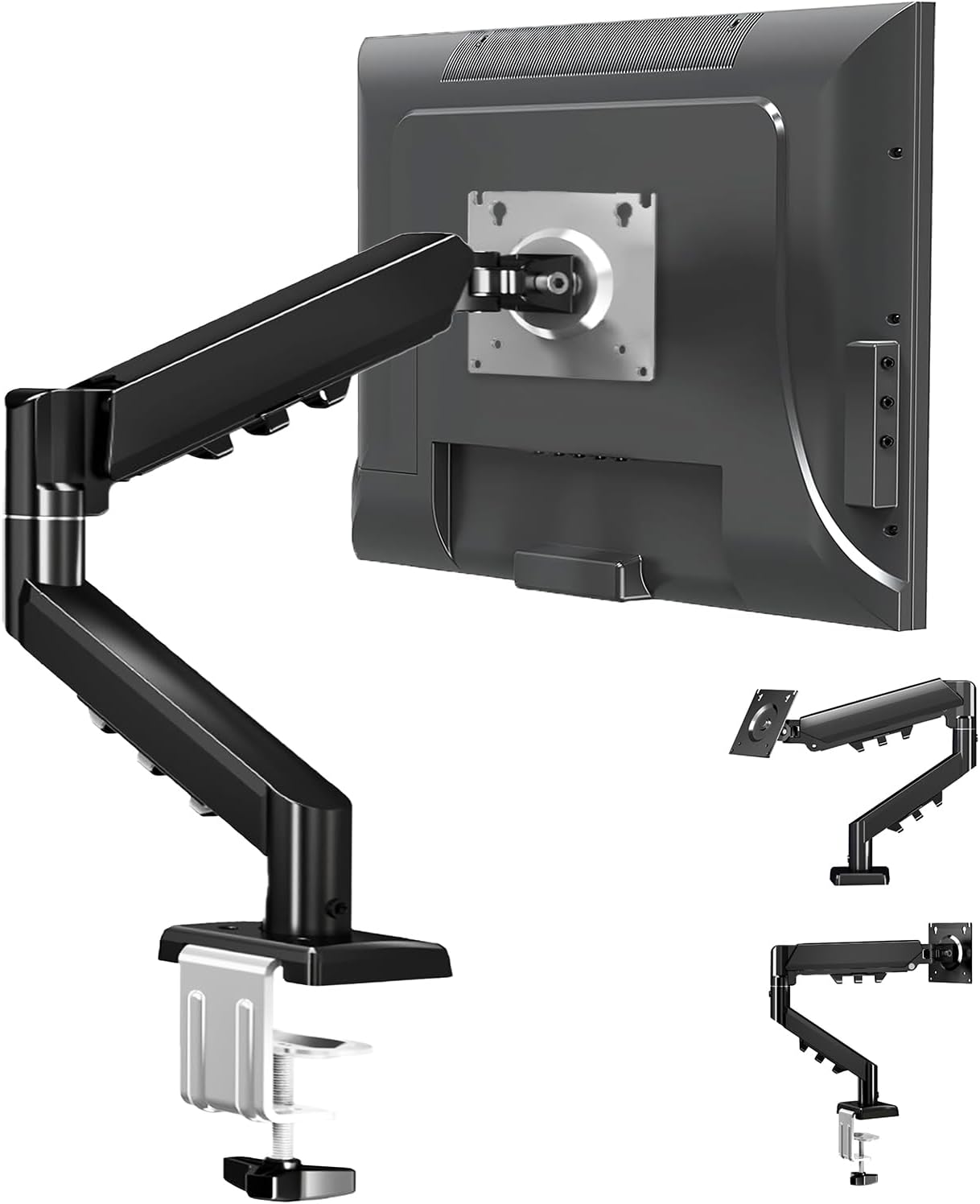 Mount PRO Single Monitor Mount,Articulating Gas Spring Monitor Arm,Fits ...