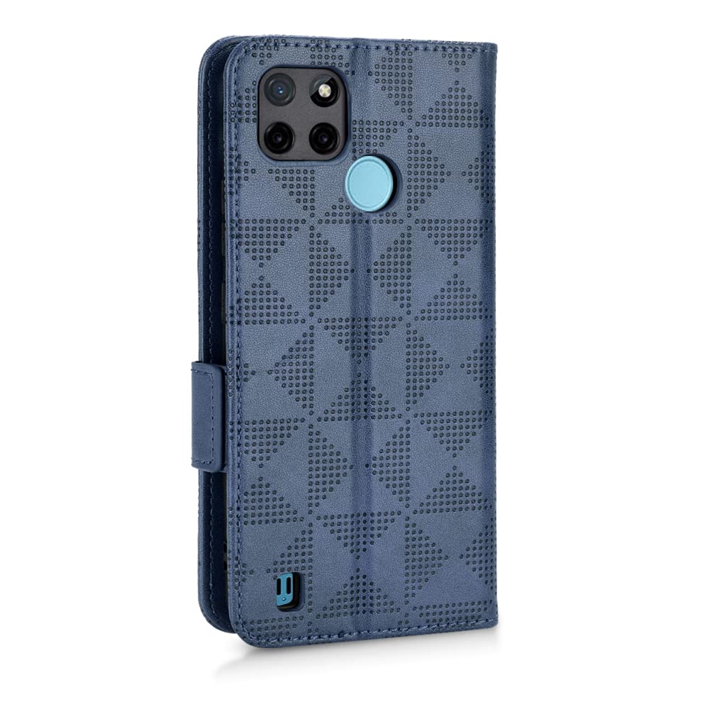 WEIOU Leather Folio Cover per Realme C21Y (C21-Y) / Realme
