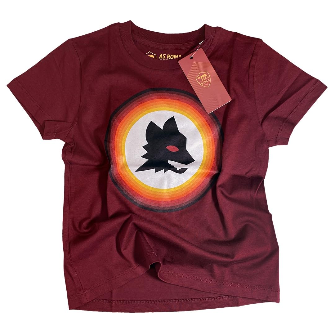 AS Roma T-Shirt Lupetto Stampato