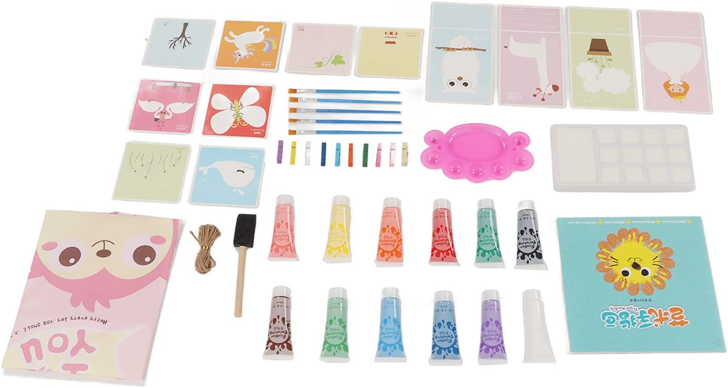 指の絵の具 高彩度無害無臭の繊細な質感幼児の指の絵の具指の絵の手形の絵の12色 代引可