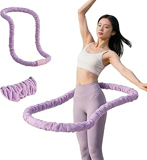 静音フラフープ ダイエット用 ソフトフラフープ 痩せる スプリングフラフープ 静音 簡単使用 1.5KG 周囲長 1.9m 大人用 腹痩せグッズ トレーニング ウエスト ベルベット