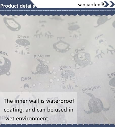 Miniatura 6 de Cesta de lavandería para niños, cesta de lavandería para bebé, cestas de almacenamiento de animales para decoración de habitación de niños, cesta de