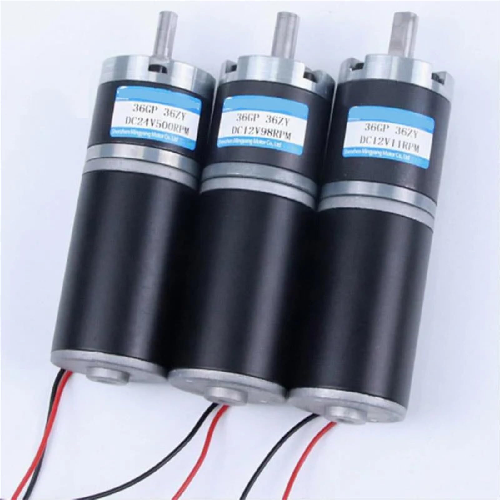 36-36ZY 100kg.cm Motore con Riduttore epicicloidale a velocità Regolabile, Reversibile, a Bassa rumorosità, ad Alta Coppia e Lunga Durata, 12V 24V CC(24v 8mm,296rpm)