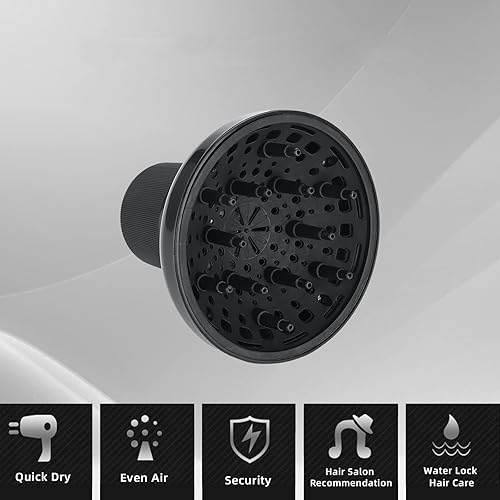Miniatura 6 de Difusor de secador de pelo, accesorio difusor de pelo, accesorio profesional para secador de pelo, cubierta difusora, herramienta rizada, accesorio