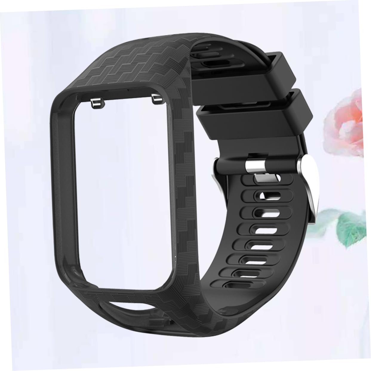 Artibetter Lot De 3 Bracelets De Montre Connectée En Silicone Accès Complet Aux Boutons Facile À Installer Bracelet De Remplacement Noir