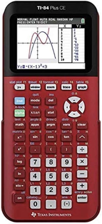 TI-84 Plus CE Color Graphing Calculator, White