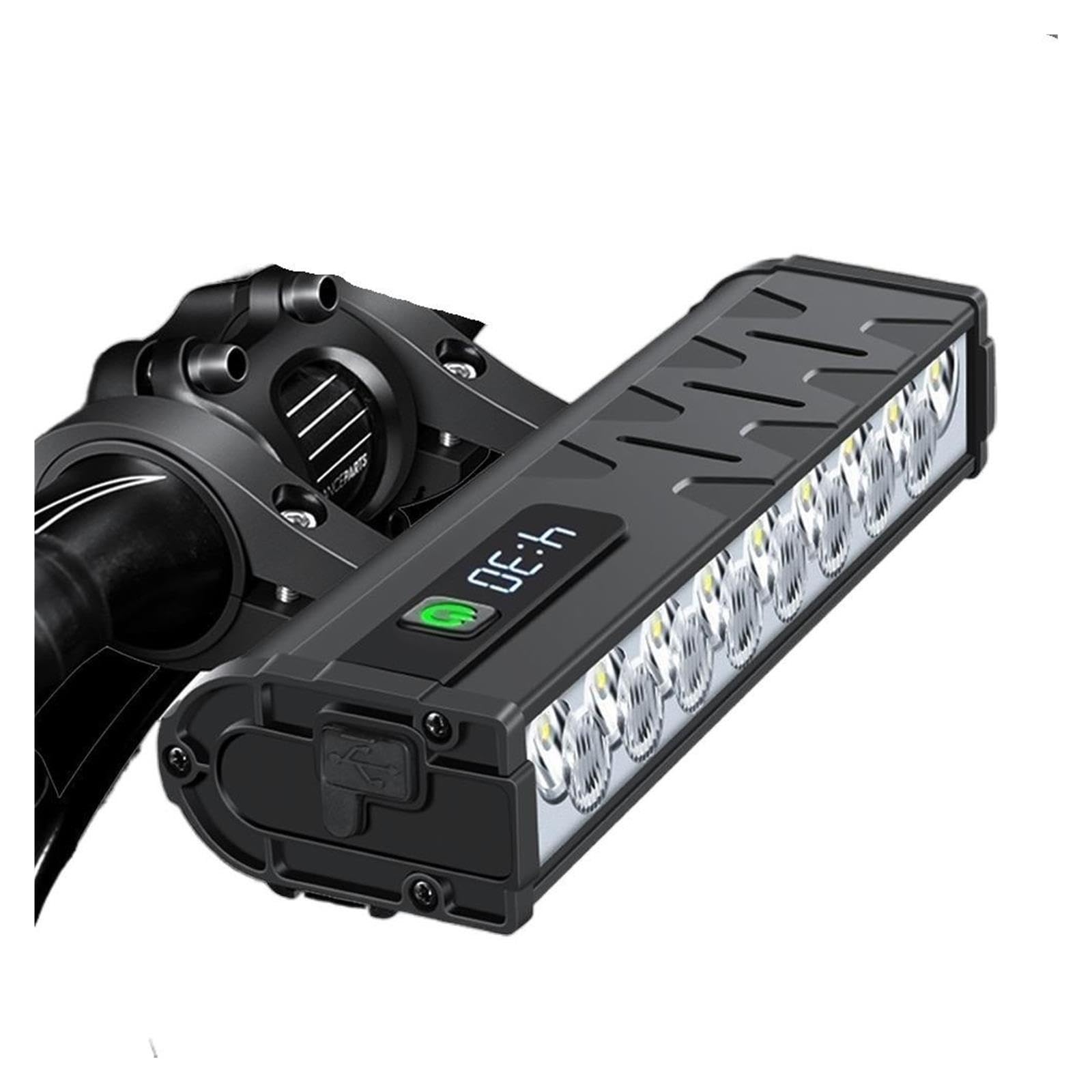 1 luz Delantera for Bicicleta de 10000 lúmenes y 10000 mAh.